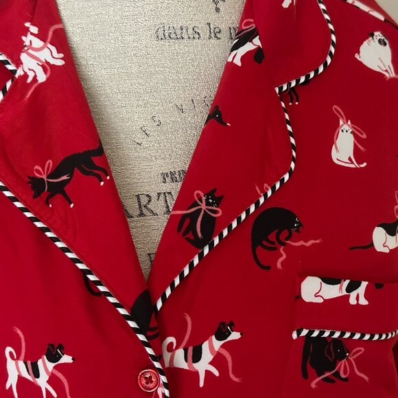 KATE SPADE HOLIDAY PETS PAJAMAS:NWT HOLIDAY PETS (DOGS & CATS) LARGE - Picture 4 of 12